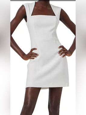 French Connection Ruth Whisper Square Neck Sleeveless Mini Dress NWOT Size 12